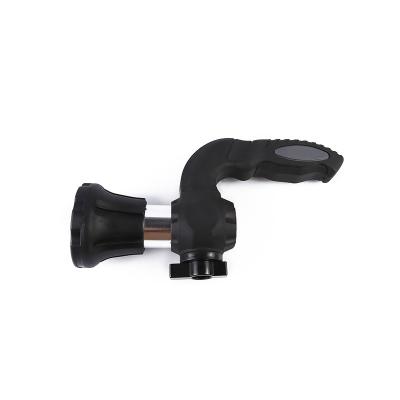 China Soft Grip Adjustable Fireman Hose Nozzle With Valve for sale