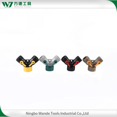 China Plastic Hose Isolation Valve Factory Outlets Water Pipe Two Way Compression Fitting Hose Connector Plastic Hose Connector for sale