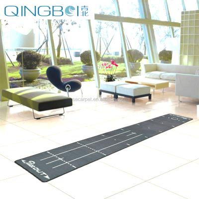 China Eco-friendly.anti-slip.water-proof Green Gray Color Indoor Mat Putting Mat Golf Putting Mat for sale