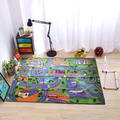 China Anti-slip Cheap Children Play Mat Waterproof Cover Road Traffic System Baby Play Mat for sale