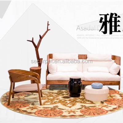 China CIRCLE Bite Washable Area Round Cover For Living Room Or Study Room for sale