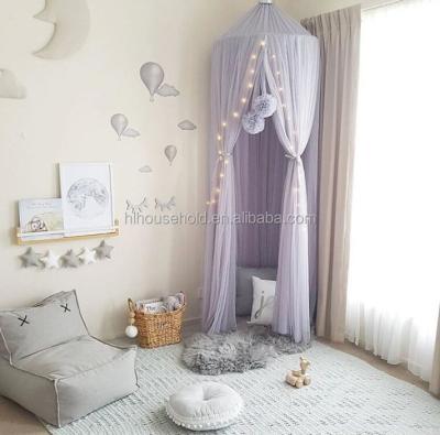 China Folded Kids Bed Canopy Bed Curtain Around Mosquito Net Zanzariera Dome Mosquito Net Hanging Curtain for Baby Kids Playing Klamboe at Home for sale