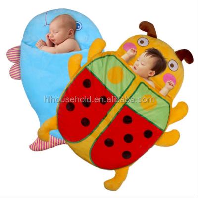 China Antibacterial Super Cute Flannel Animal Shape Baby Sleeping Bag For Baby for sale