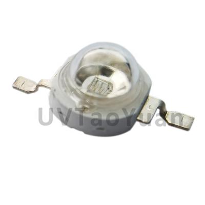 China INGAN 3W High Power 365-370nm 2Pins 120degree UV LED UV Light Source for sale