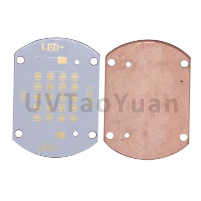 China High power cooper base 20chips copper copper base pcb with for SMD3535 led pcb panel copper pcb for sale