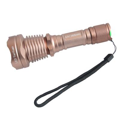 China Detection And Illumination 365nm 3-5W High Power LED UV Torch for sale