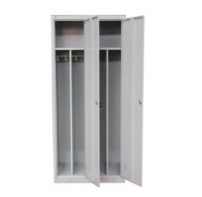 China Vertical Heavy Duty Lockable Steel Cabinets Two Door Knock - Down Structure for sale