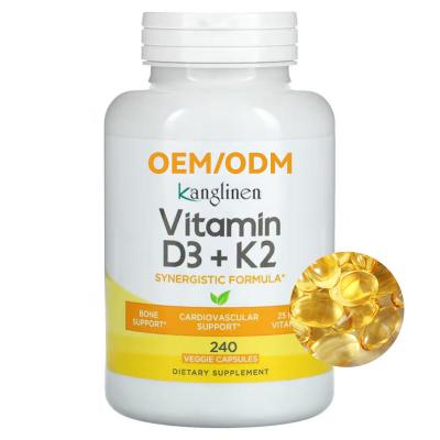 China 2022 OEM / ODM Adult Healthcare Vitamin D3 K2 Softgel For Provide Immune Support for sale