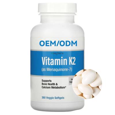 China OEM Adult Hot-selling Vitamin K2 Softgels Capsules For Bone Health for sale