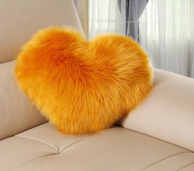 China 2021 Minimalist Private Label Cushions Home Decor Faux Fur Bolster Pillow Office Sleep Chair Cover Hotel Decorative Sofa Cushion for sale