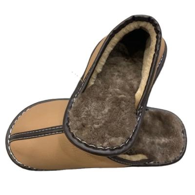 China Women's Sheep Fur Open Toe Snow Toe Sheepskin Comfortable Custom Fur Sandals Open Toe Slippers For Winter for sale