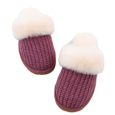 China Fashion trend good prices women's slippers winter high quality home slippers wool warm women home shoes for sale