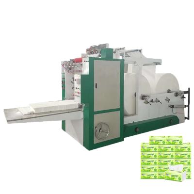 China Hotels 3 Lines Paper Product Making Machine Facial Tissue Box Packing Machine for sale