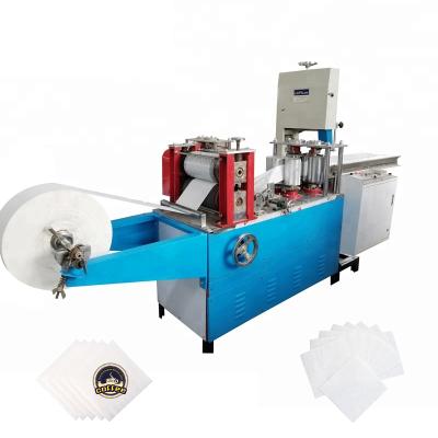 China Hotels Napkin Paper Making Machine With Packing Machine Napkin Paper Machine Colors Printing for sale