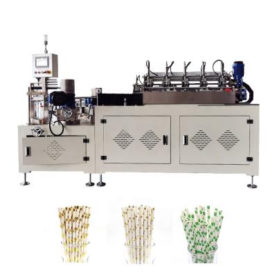 China Hotels Full Automatic High Speed ​​Multi Cutters Paper Straw Machine Paper Straw Making Machine Paper Drinking Straws Making Machine for sale