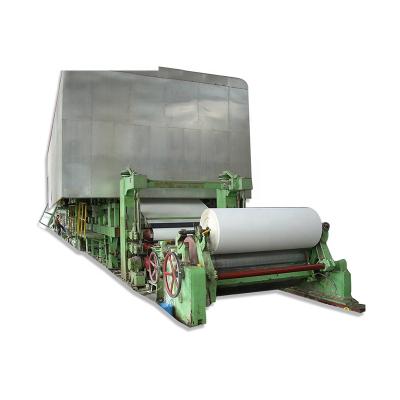 China Small Hotels Waste Paper Recycling Toilet Paper Making Machine Tissue Paper Machine for sale