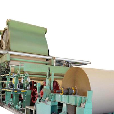 China Factory China Suppliers China Suppliers Brown Kraft Waste Paper Pulp Recycled Roll Corrugated Cardboard Making Machine for sale