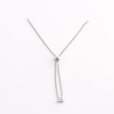 China Dark Luxury 304 Stainless Steel Chain Bracelet Making Stainless Steel 2mm Rope Chain For Bracelet for sale