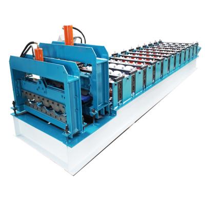 China Building Material Shops Africa Glazed Aluminum Tile Roofing Panel Making Roll Forming Machine for sale