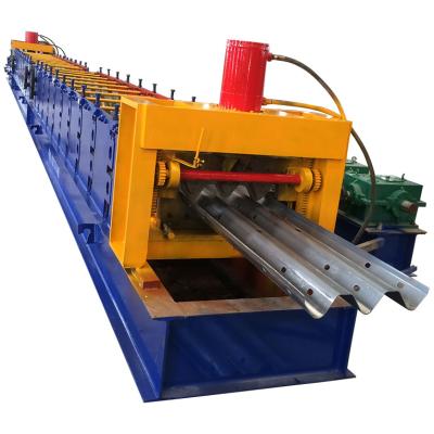 China Building Material Shops High Speed ​​Guardrail Roll Forming Machine for sale