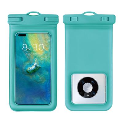 China Shockproof Inflatable Waterproof tpu Bag Waterproof Anti-Descent Mobile Phone Bag Floating Shockproof Mobile Phone Floating Diving Waterproof Bag for sale