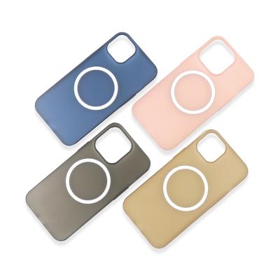 China Factory Sales Phone Accessories Charger Hot Clear TPU Frosted Magnetic PC Phone Case For iphone 12 pro case for sale