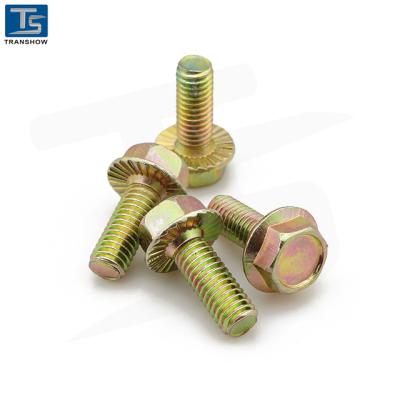 China Carbon Steel ANSI ASME B18.2.1 Hex Flange Screws for sale