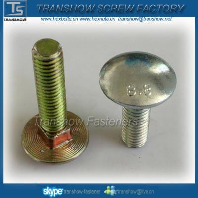 China Carbon Steel Round Square Neck Head Bolts for sale