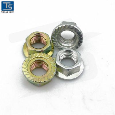 China din6923 carbon steel hex flange nut for sale