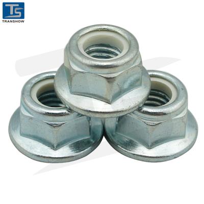 China DIN6926 Carbon Steel Nylon Lock Flange Nut Made in China for sale