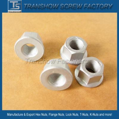 China Carbon Steel American Standard Hex Flange Organic Coating Main Locknut for sale