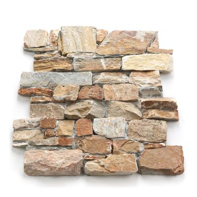 China Wholesale Cheaper Plastic Stone Wall Panels Yellow Wood Grain Side Stick for sale