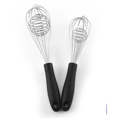 China Good quality viable 12 inch stainless steel egg beater portable multifunctional manual egg beater for sale