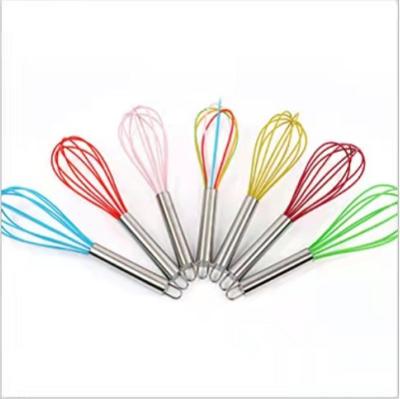 China Best Quality Viable Silicone Balloon Shape Mixer Home Tools Baking Accessories Egg Beater for sale