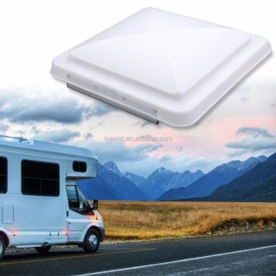 China Universal Cover RV Motorhome Camper Trailer Roof Vent Shockproof Cover For Vortex Duct Fan, Duct Line, Elixir White 14 Inch for sale