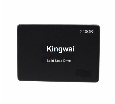 China Internal SSD High Performance SSD Kingwai 2.5 Inch SATA3 Hard Drive SSD 240GB for sale