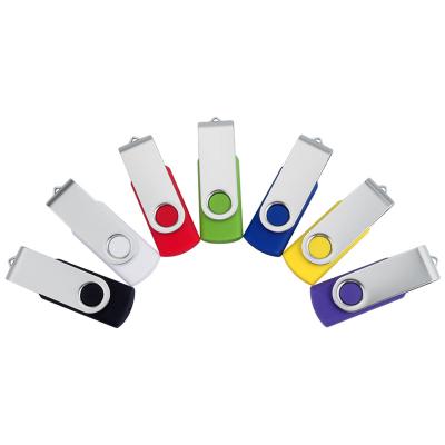 China Metal 16GB / 32GB / 64GB Swivel Flash Drive Portable Usb 3.0 Flash Drive With Logo for sale