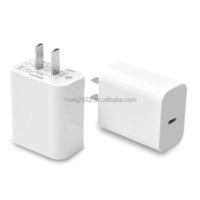 China Mobile Phone PD 20W Quick Charger USB-C Charger EU US Plug In Wall 18W Charger Cable for sale