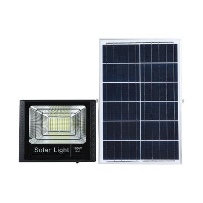 China ODM 1000W Solar Power Remote Ip65 Solar Powered Outdoor Lamp 100w 200w 300w 500w Led Flood Light solar luz de rua solar exterior for sale