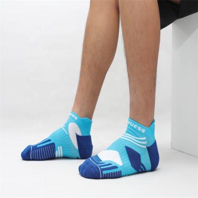 China New Style Antibacterial Breathable Knitted Design Stocking Cut Out Sports Sweatproof And Deodorant Socks For Men for sale