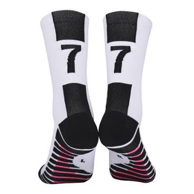 China Breathable Wholesale Anti-slip High Quality Football Socks Training Nylon Football Socks for sale