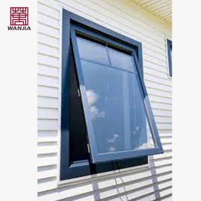 China Folding Screen WANJIA Customized Upvc Top Hung Casement Windows Oem Odm Aluminium Alloy Single Hung Window for sale