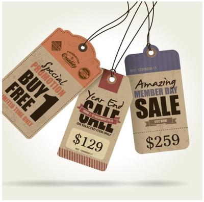 China Customized Wholesale Custom Clothing Hang Tags For Clothes Garment Fashion Paper Printed Brand Logo Hanging Tags for sale