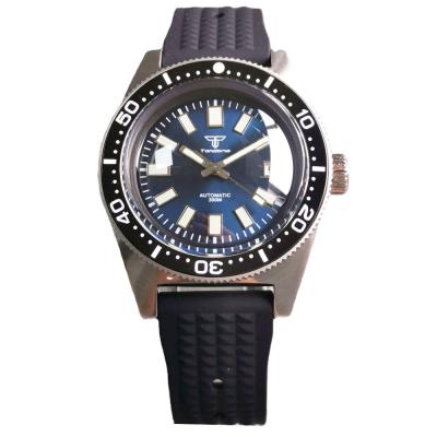 China MAS Tandorio Blue 62 Date Automatic Sapphire Arc Men's 30ATM Diving Luminous Dial Glass Watch PT500 41mm Automatic Movement Wristwatch for sale