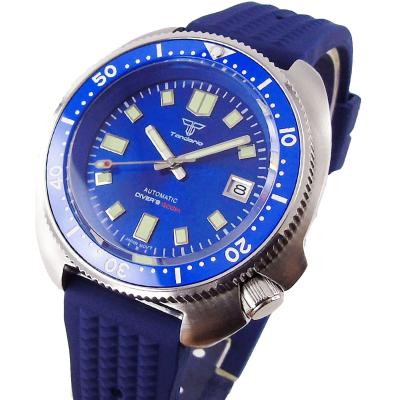 China New C3 20ATM Tandorio Green Luminous Waterproof Blue Auto Date Diver Men Watch Automatic Sapphire Glass NH35A Wrist Watch for sale