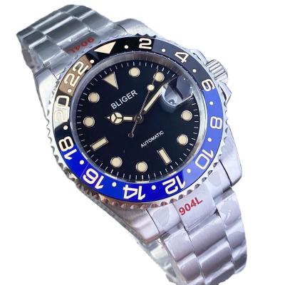 China Fashion Date Japan PT5000 Miyota Sapphire Movement Automatic Luminous Hand Men Mechanical Wristwatches Luxury for sale