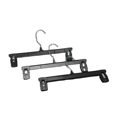 China Garment Display New Products Black Plastic Panty Hanger With Hook for sale