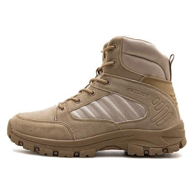 China Good quality army tactical men's military boots botas-militares-americanas-desierto suede cheap leather kick comfortable Anti-slippery combat for sale