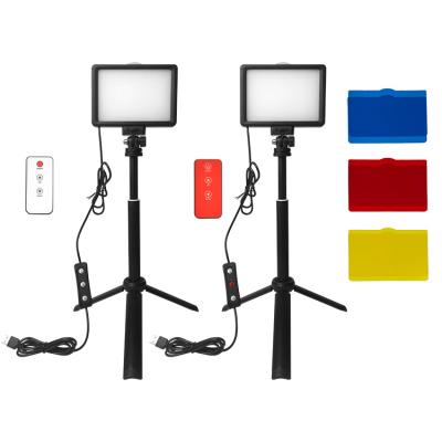 China Wholesale High Quality PORTABLE Dimmable Desktop Fill Portable Remote Control LED Photography Fill Light Lamp for sale