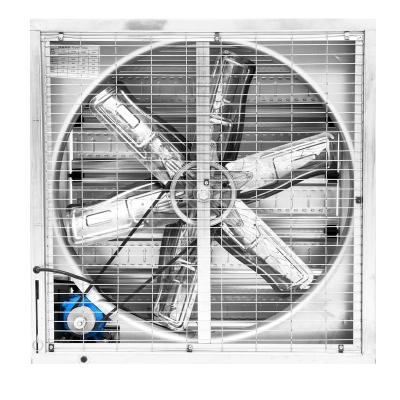 China Building material shops 138X138X35CM wall mounting industrial axial fan ventilation exhaust fan for greenhouses, farms and poultry houses for sale